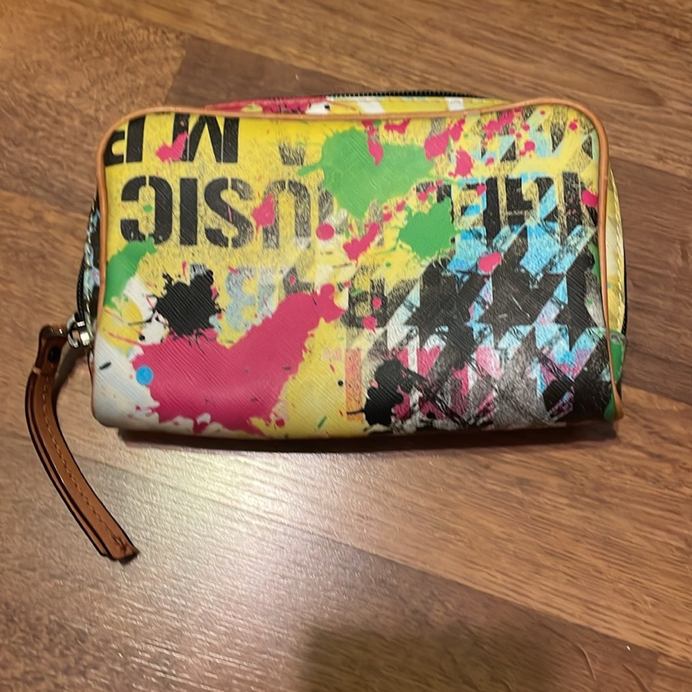 Colorful Graphic Clutch L.A.M.B. - Picture 2 of 3